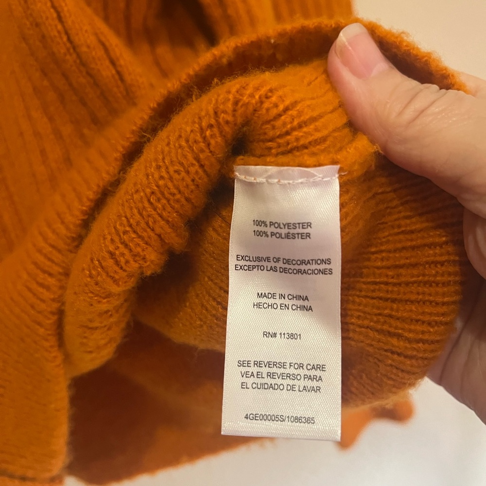 Sanctuary Orange Ribbed Cardigan - Picture 4 of 8